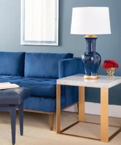 Bungalow 5 Calypso Side Table White Eggshell Top