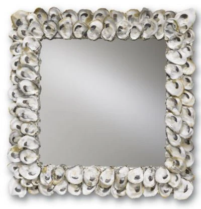 Currey And Company Oyster Shell Mirror Square New Arrivals 1 Currey And Company Oyster Shell Mirror Square New Arrivals