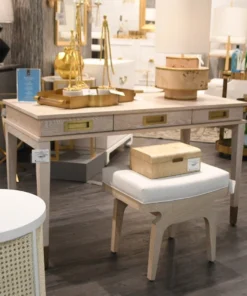 Worlds Away Plato Desk Cerused Oak 5 Worlds Away Plato Desk Cerused Oak