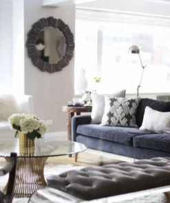 Worlds Away Powell Coffee Table Gold Leaf New Arrivals