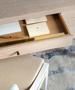 Bungalow 5 Paola Desk Bleached Cerused Oak