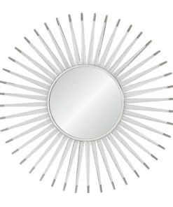 Mirror Home Acrylic And Nickel Starburst Mirror