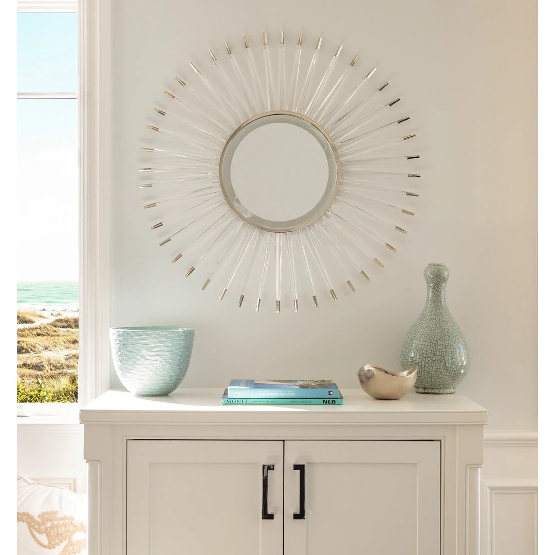 Mirror Home Acrylic And Nickel Starburst Mirror 2 Mirror Home Acrylic And Nickel Starburst Mirror