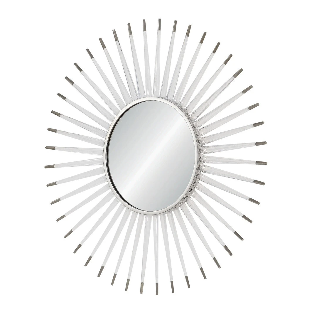 Mirror Home Acrylic And Nickel Starburst Mirror 4 Mirror Home Acrylic And Nickel Starburst Mirror