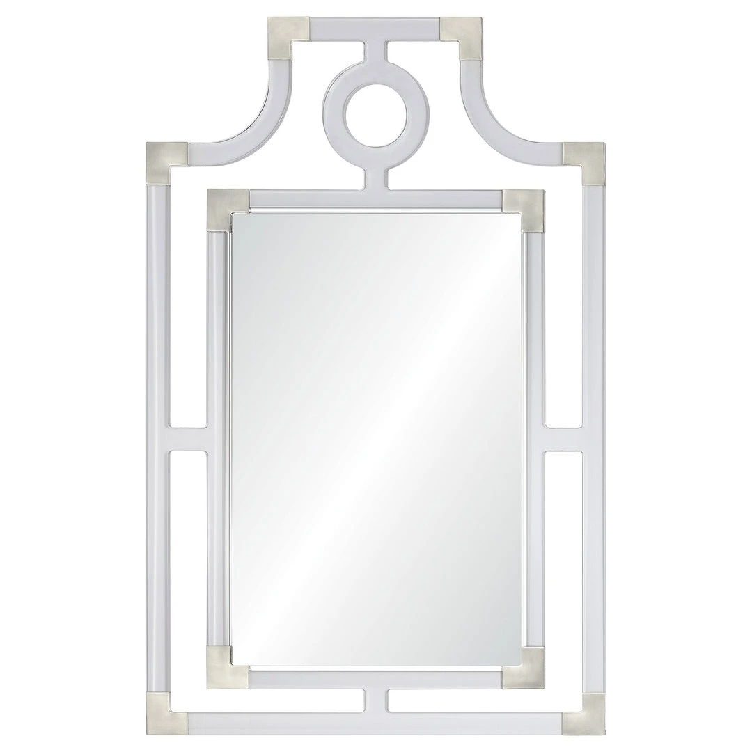 Mirror Home Acrylic And Nickel Pagoda Mirror New Arrivals 1 Mirror Home Acrylic And Nickel Pagoda Mirror New Arrivals