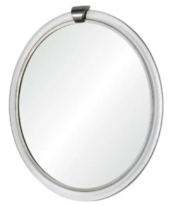 Mirror Home Acrylic And Nickel Round Mirror New Arrivals