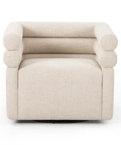 Four Hands New Arrivals Evie Swivel Chair Hampton Cream