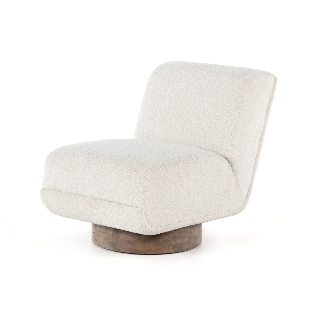 Four Hands Bronwyn Swivel Chair Knoll Natural 1 Four Hands Bronwyn Swivel Chair Knoll Natural