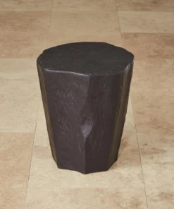 Global Views New Arrivals Trunk Stool Black 5 Global Views New Arrivals Trunk Stool Black