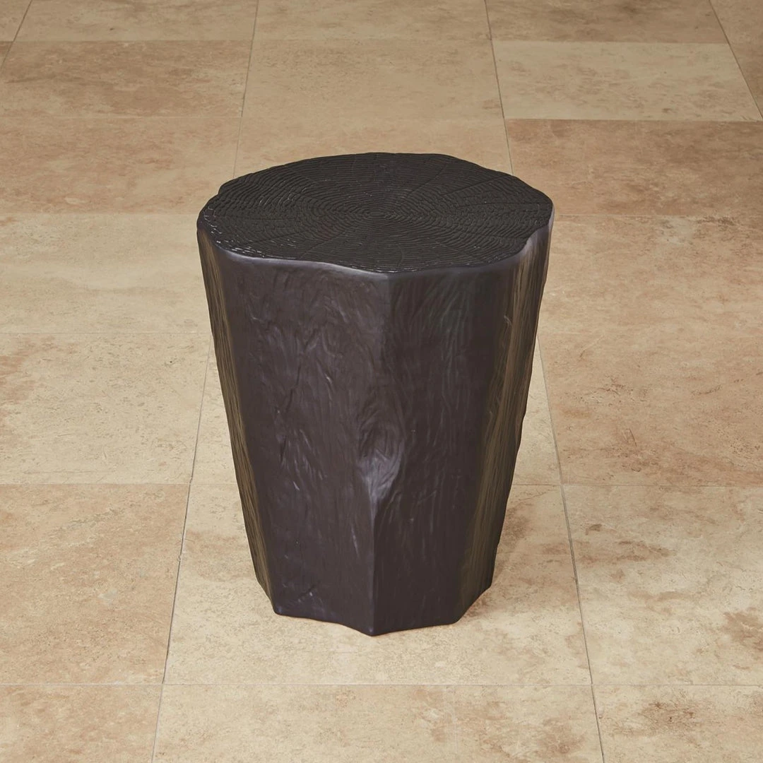 Global Views New Arrivals Trunk Stool Black 3 Global Views New Arrivals Trunk Stool Black