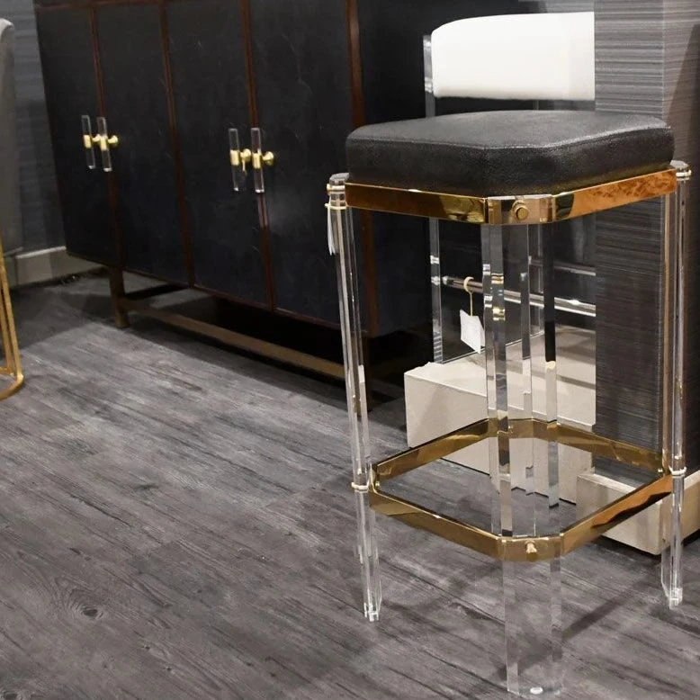 Worlds Away Dorsey Counter Stool Brass And Black Shagreen 4 Worlds Away Dorsey Counter Stool Brass And Black Shagreen