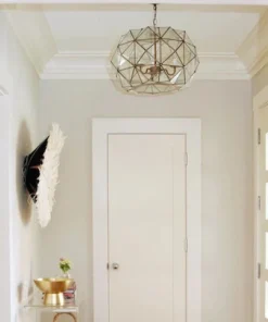 Worlds Away Rozz Pendant Clear Glass 5 Worlds Away Rozz Pendant Clear Glass