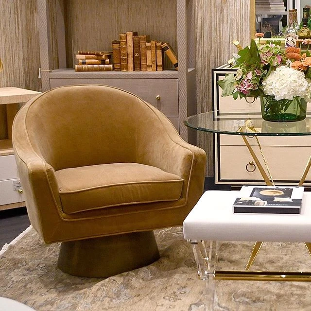 Worlds Away Dominic Chair Camel Velvet 2 Worlds Away Dominic Chair Camel Velvet