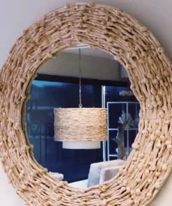 Made Goods Nina Drum Knotted Seagrass