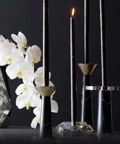 Arteriors Home New Arrivals Tenbrooke Candleholders Black Set Of Two