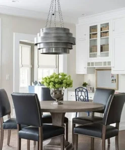 Made Goods New Arrivals Thyra Chandelier Aged Silver