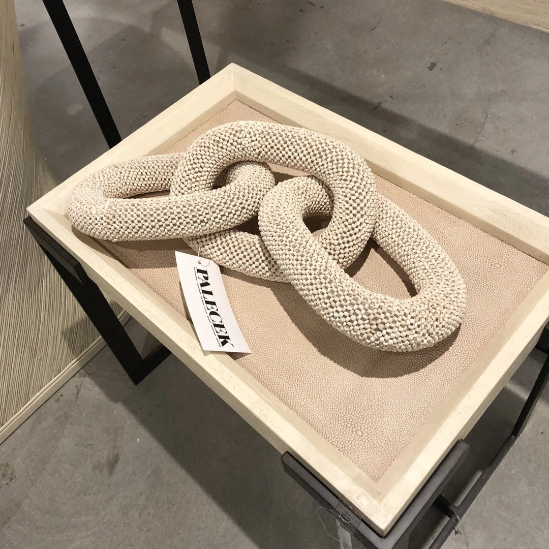 Palecek New Arrivals Madera Coco Bead Chain Links 2 Palecek New Arrivals Madera Coco Bead Chain Links