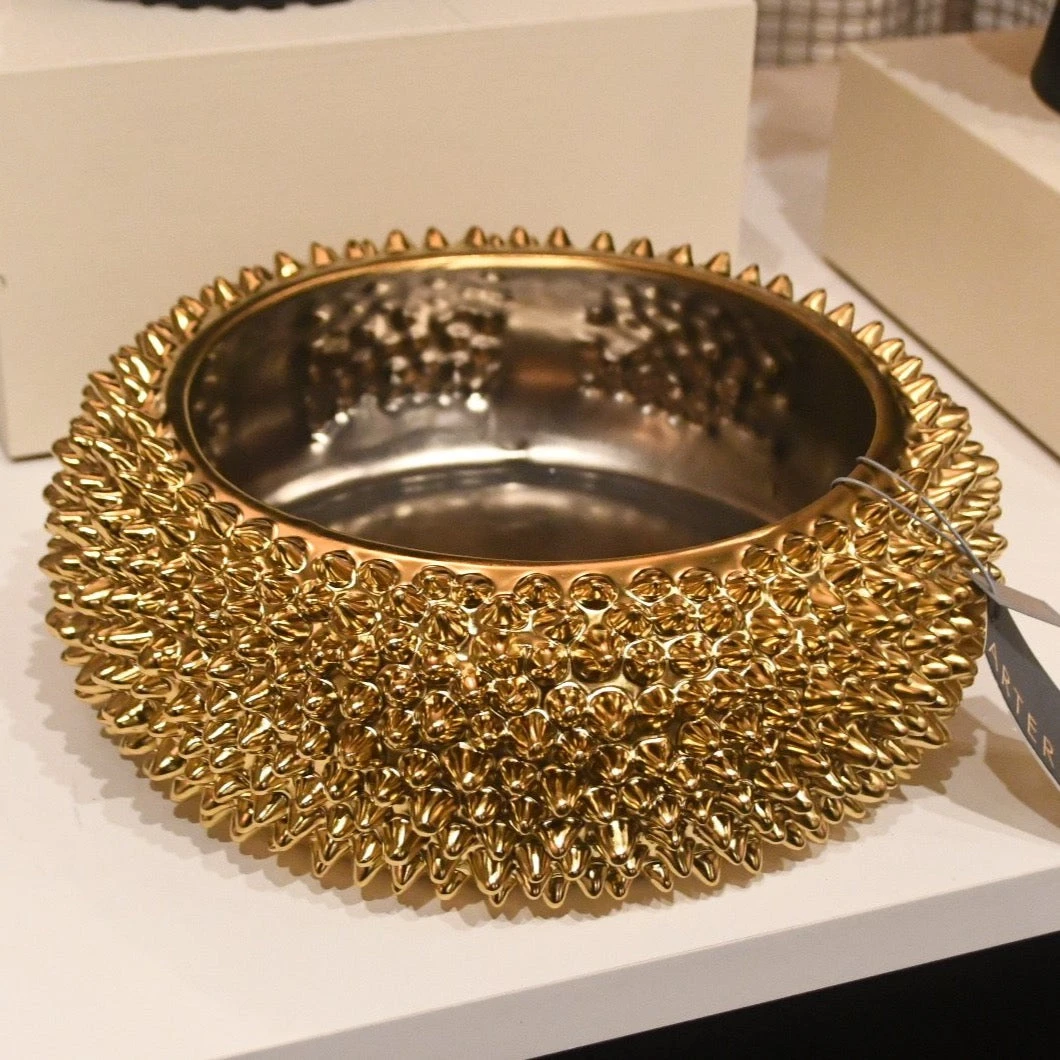 Arteriors Home Daria Short Vase Gold 2 Arteriors Home Daria Short Vase Gold