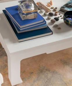 Bungalow 5 Bethany Large Rectangular Coffee Table White New Arrivals