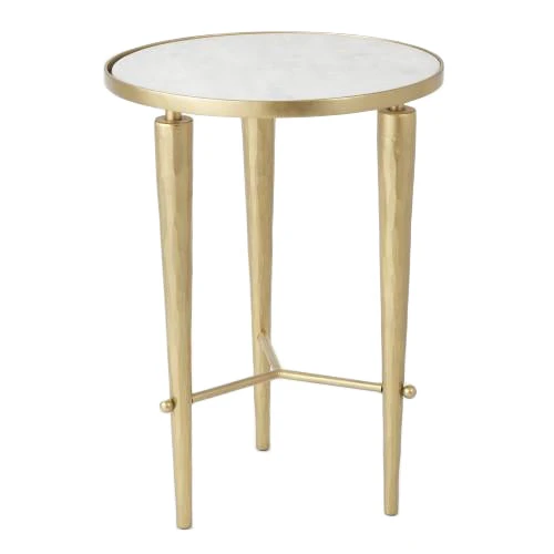 Studio A Jasper Accent Table Brass 1 Studio A Jasper Accent Table Brass