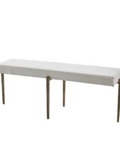 Global Views New Arrivals Laforge Bench Large Antique Gold
