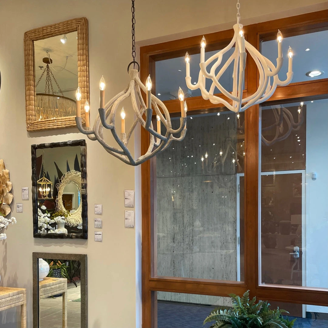 Made Goods Ulla Chandelier Gray Concrete New Arrivals 3 Made Goods Ulla Chandelier Gray Concrete New Arrivals