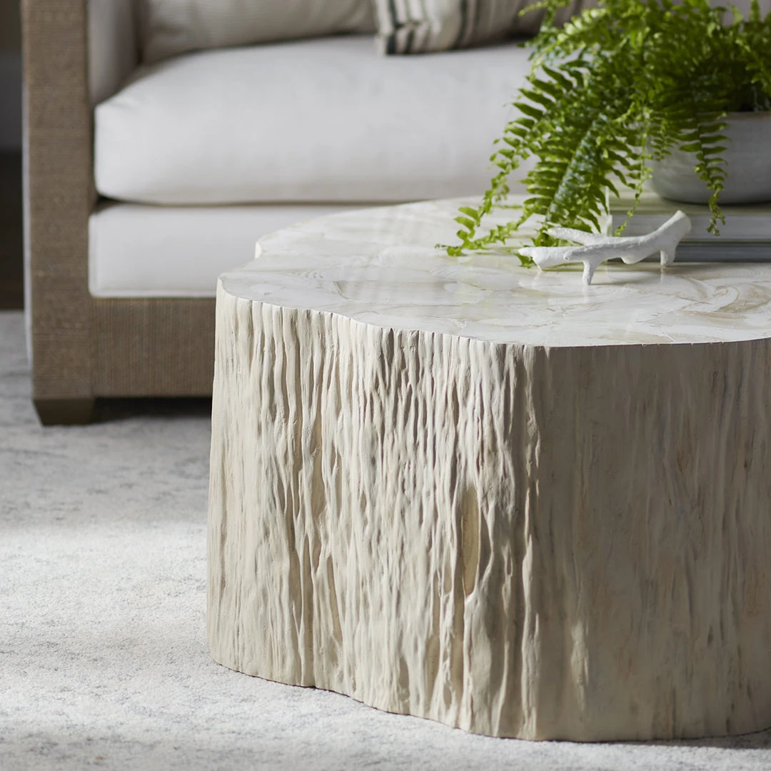 Palecek New Arrivals Camilla Fossilized Clam Coffee Table 2 Palecek New Arrivals Camilla Fossilized Clam Coffee Table