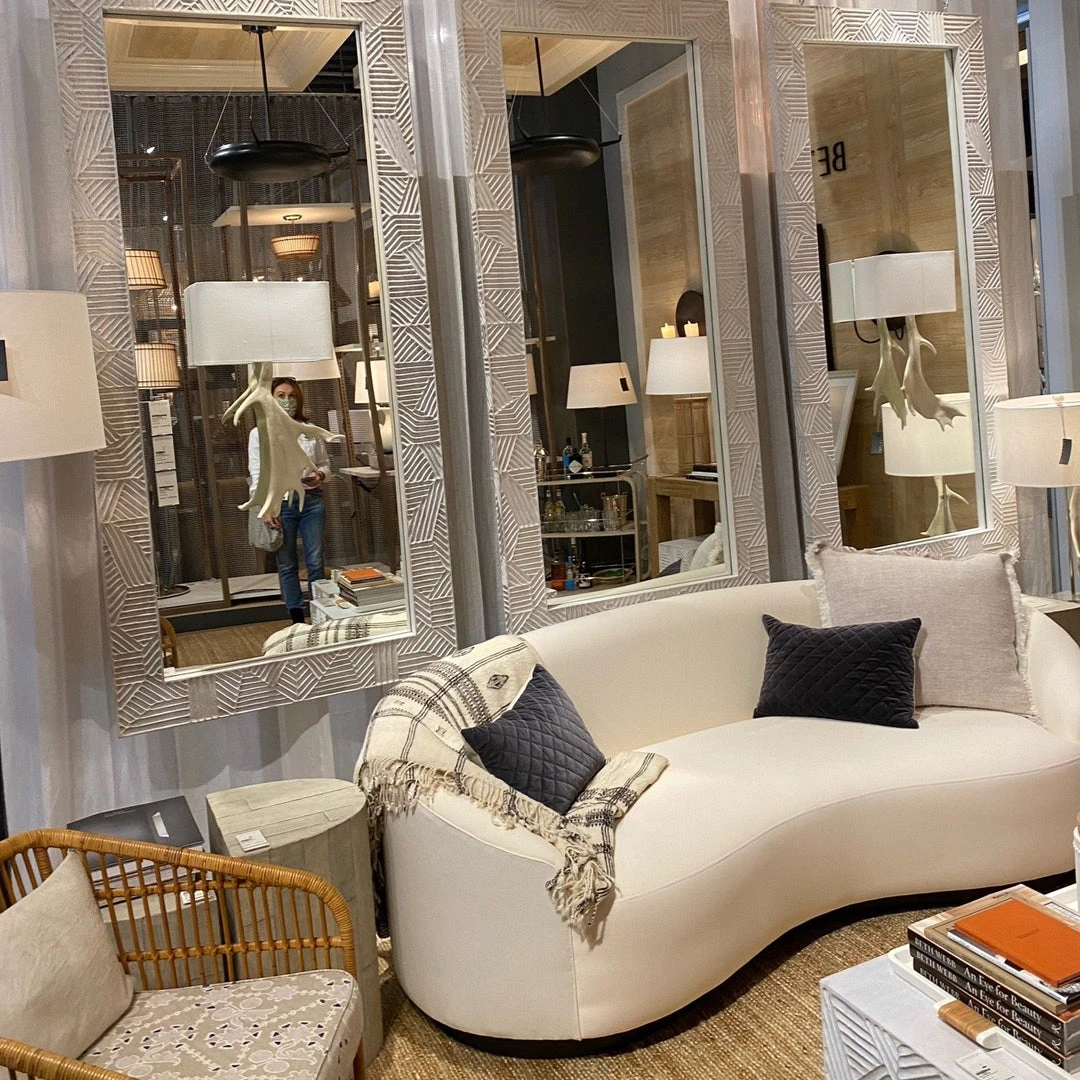 Arteriors Home Turner Small Sofa Muslin New Arrivals 2 Arteriors Home Turner Small Sofa Muslin New Arrivals