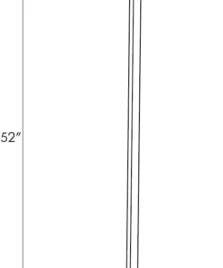 Arteriors Home New Arrivals Salford Floor Lamp Polished Nickel