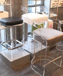 Worlds Away Malone Counter Stool White Vinyl New Arrivals