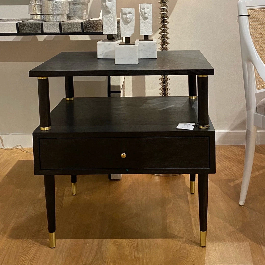 Bungalow 5 Gabriel 1 Drawer Side Table Espresso 3 Bungalow 5 Gabriel 1 Drawer Side Table Espresso