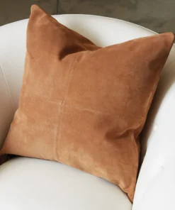 Global Views Four Square Pillow Tan