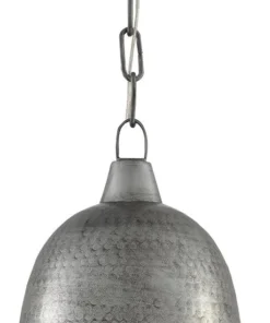 Currey And Company Earthshine Pendant Steel Small 6 Currey And Company Earthshine Pendant Steel Small