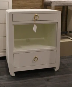 Bungalow 5 Ming 2 Drawer Side Table White New Arrivals