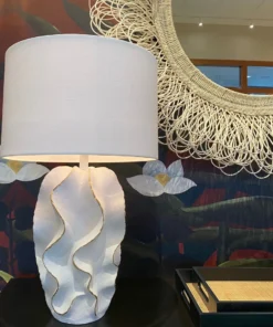 Made Goods Bethany Lamp White With Gold