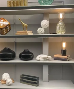 Made Goods New Arrivals Grazia Bookshelf Lamp Black Marble Set Of Two