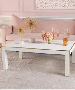 Bungalow 5 Lauren Coffee Table White