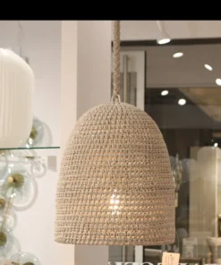 Palecek Green Oaks Pendant White Sand New Arrivals