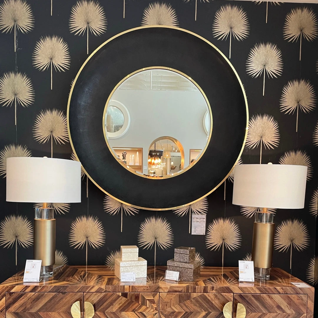 Made Goods Armond Mirror Large Black And Brass New Arrivals 3 Made Goods Armond Mirror Large Black And Brass New Arrivals