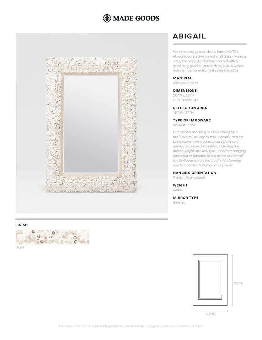Made Goods Abigail Mirror New Arrivals 4 Made Goods Abigail Mirror New Arrivals