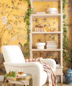 Bungalow 5 New Arrivals Bertram Etagere Bleached Cerused Oak