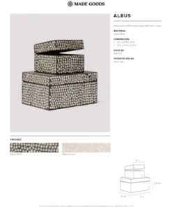 Made Goods New Arrivals Albus Box Set White