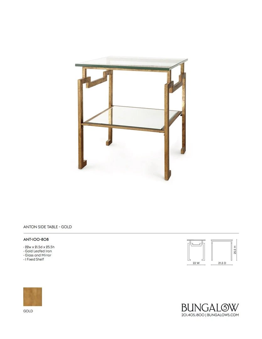 Bungalow 5 Anton Side Table New Arrivals 4 Bungalow 5 Anton Side Table New Arrivals