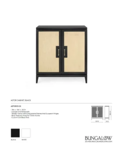 Bungalow 5 Astor Cabinet Black New Arrivals 12 Bungalow 5 Astor Cabinet Black New Arrivals