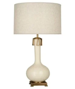 Robert Abbey Athena Table Lamp Bone New Arrivals