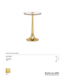 Bungalow 5 Antonia Side Table 12 Bungalow 5 Antonia Side Table