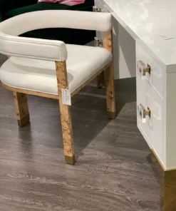 Worlds Away New Arrivals Jude Chair Burl Wood