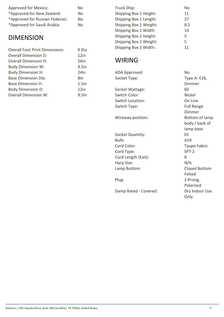 Arteriors Home New Arrivals Aaron Lamp Black Marble 6 Arteriors Home New Arrivals Aaron Lamp Black Marble