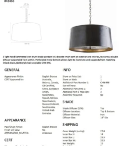 Arteriors Home Anderson Small Pendant New Arrivals 8 Arteriors Home Anderson Small Pendant New Arrivals