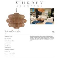 Currey And Company Antibes Chandelier New Arrivals 5 Currey And Company Antibes Chandelier New Arrivals